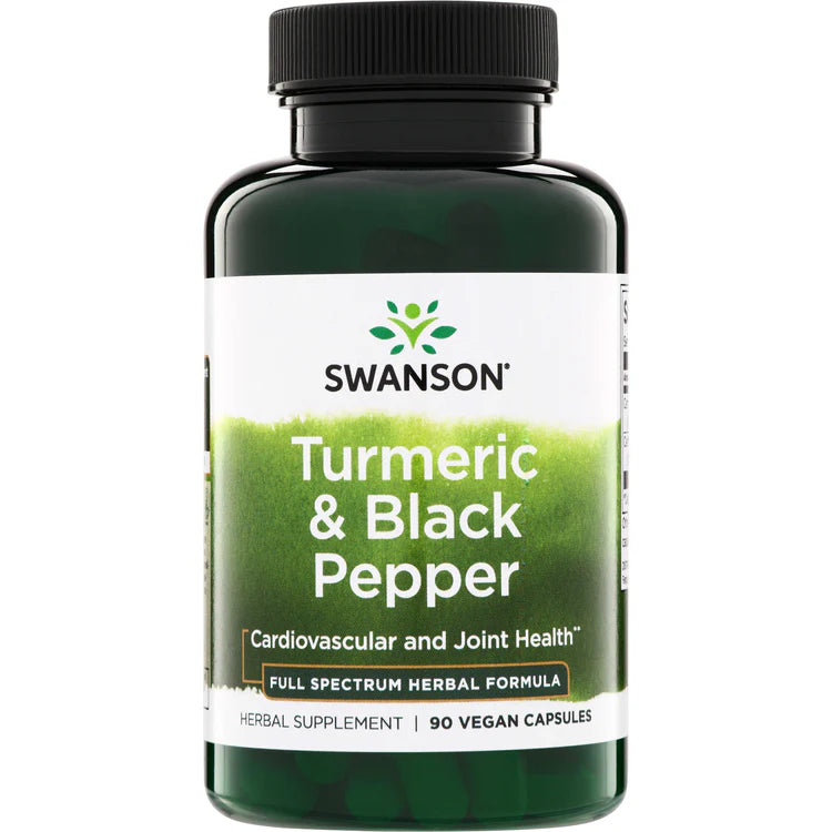 Swanson Turmeric & Black Pepper supplements by rahbani shop
